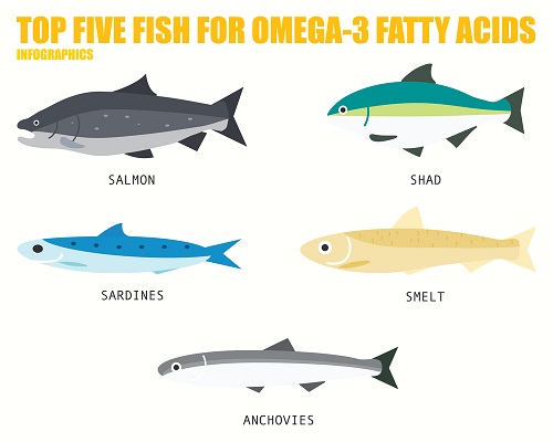 Рыба, содержащая Омега-3 и Омега-6